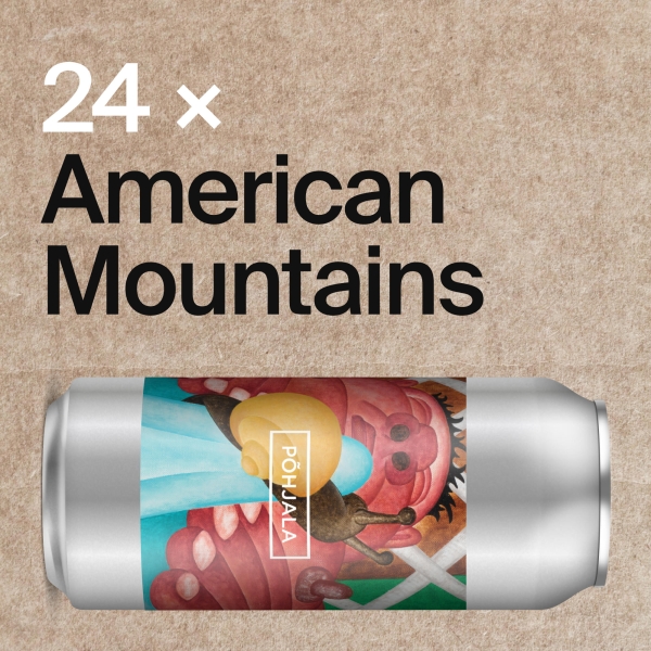 SPECIAL OFFER Põhjala American Mountains - West Coast DIPA - 8% – 0.44Lx24