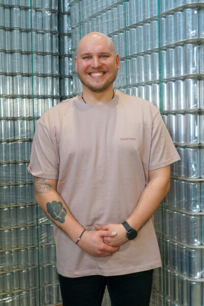 T-särk Good beer roosa