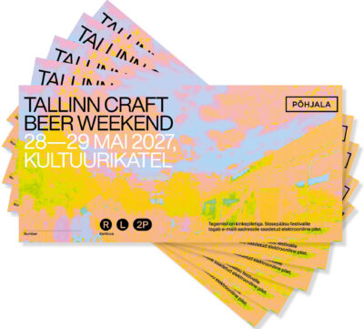 Tallinn Craft Beer Weekend kinkepilet